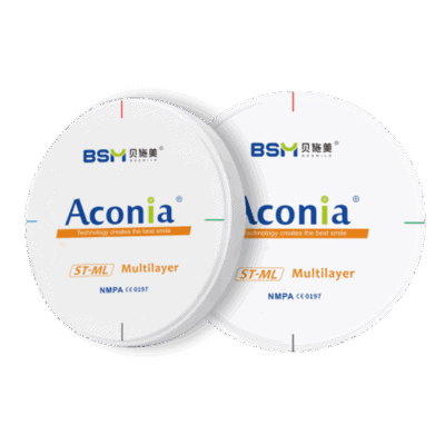 Acondonia multicapas en envases redondos, utilizados en tratamientos dentales para restauraciones y cementación con alta tecnología y calidad confiable.