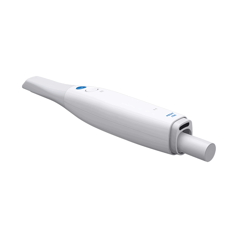 Escáner intraoral Medit i700 wireless 1 Instrumento de ultrasonido dental portátil, usado para limpieza y eliminación de placa en procedimientos odontológicos modernos. Diseño compacto y ergonómico para facilidad de uso en clínicas.