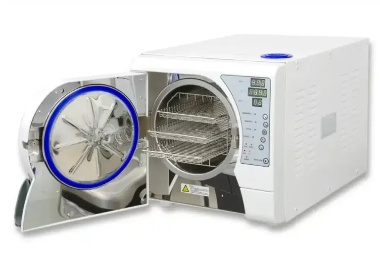 Cámara de esterilización dental profesional, equipo y suministros de tecnología avanzada para clínicas odontológicas.