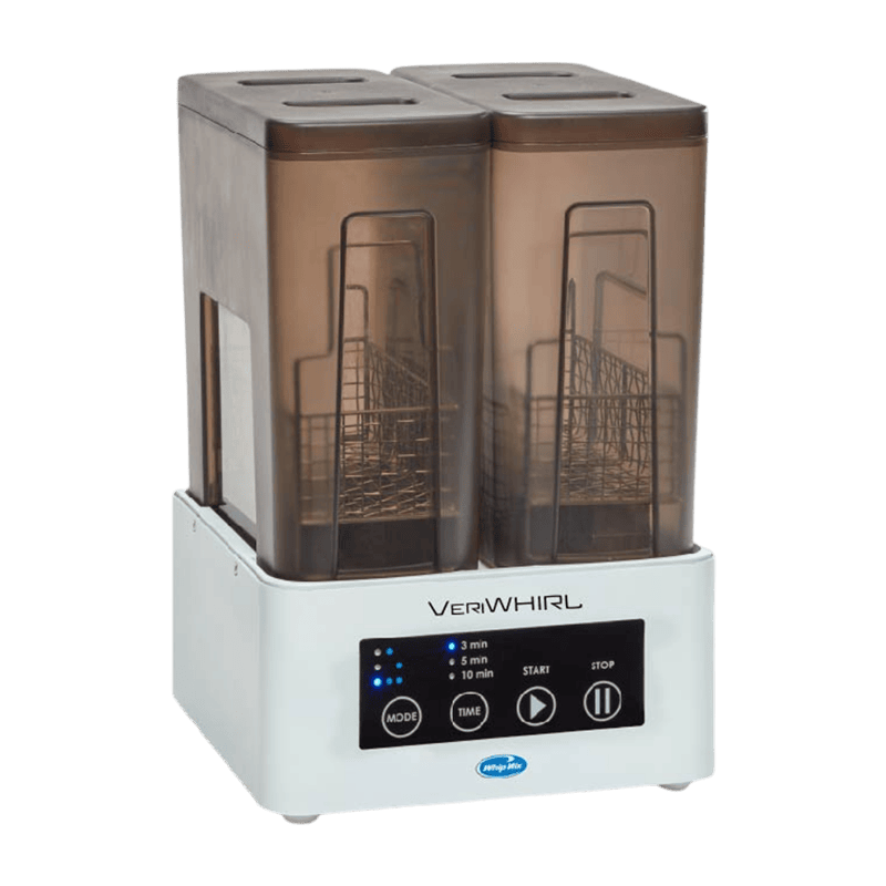Unidad de lavado VeriWhirl 1 Cepillo ultrasónico para limpieza de instrumentos dentales, ideal para clínicas y consultorios.