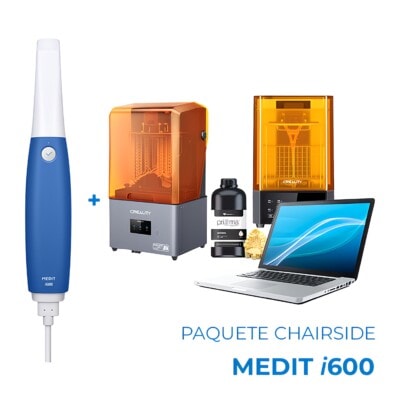 Alta calidad equipo dental 3D con impresora, computadora portátil y suministros de odontología de alta tecnología para clínicas dentales.