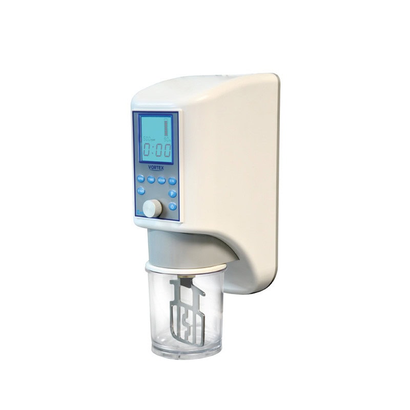 Mezcladora de yeso al vacio 1 Tecnología avanzada para la limpieza y desinfección en clínicas dentales, con control digital y eficiencia en el proceso. Ideal para equipos y suministros dentales profesionales.