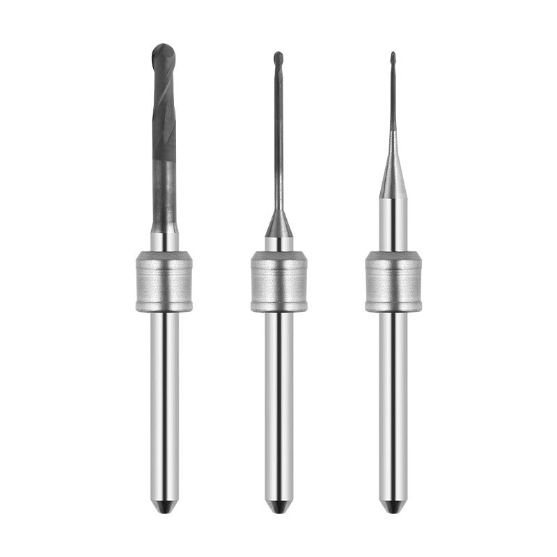 Fresa Amann Girrbach con revestimiento de diamante Nano CVD 1 Brocas dentales de precisión con diferentes puntas para procedimientos odontológicos confiables y efectivos. Equipamiento de alta calidad para profesionales de la salud bucal.