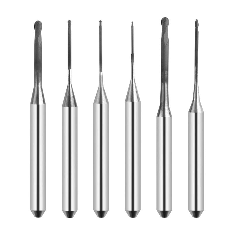Fresa Roland con revestimiento de diamante Nano CVD 1 Bisturí dental con mango metálico y punta fina para procedimientos odontológicos precisos.