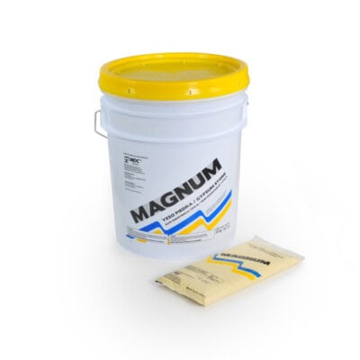 Yeso dental magnético en cubeta con empaque individual, ideal para restauraciones dentales y aplicaciones ortodónticas en clínicas odontológicas.