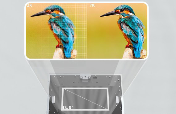 Dispositivo de alta precisión para contar y analizar aves con pantalla digital.