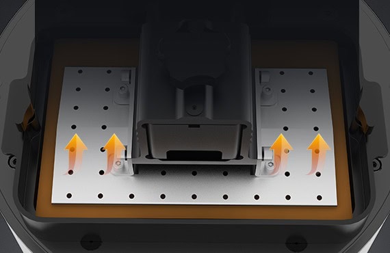 Equipo de procesamiento y esterilización dental con bandeja y componentes.