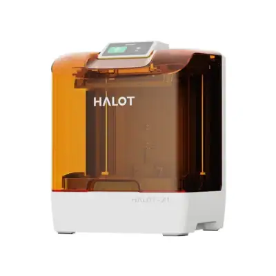 Impresora 3D dental HALOT X1 para prótesis y modelos dentales de alta precisión. Ideal para clínicas y laboratorios odontológicos que buscan resultados precisos y eficientes.
