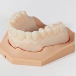 Impresora 3D de resina PioCreat D158 16 Prótesis dentales en resina para restauración oral, ideales para tratamientos de reemplazo de dientes perdidos.