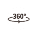 Escaneo de 360° e imágenes de 800 fotogramas con algoritmos de TC únicos