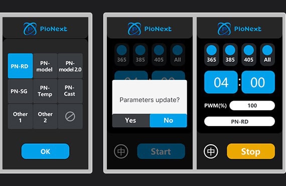 Imagen de equipo y suministros dentales de Binario Digital, incluyendo controladores y dispositivos para clínicas dentales.